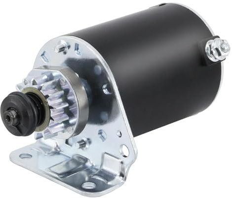 Briggs & Stratton Démarreur Électrique 14 Dents Réchange pour Moteurs 593934 693551 030221 33R877, 12 12.5 13 14 15.5 16 16.5 17 17.5 18 18.5 19.5 HP Cub Cadet RTZ LT1018 John Deere New Holland Toro