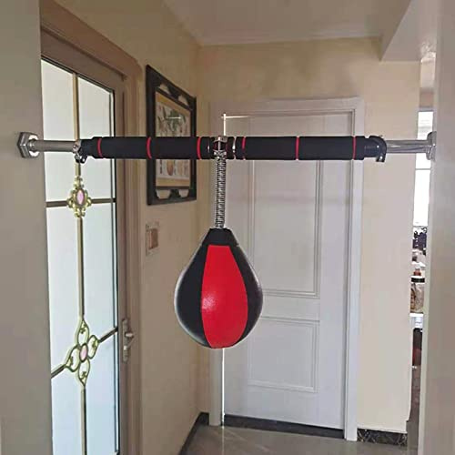 INKCOR Punchingball Speedball Boxball Zur Wandmontage – Türrahmen-Box-Speed-Ball für Abbau Von Stress/Körperformung/Brennen, Höhenverstellbarer Schlagsack (Size : Bar 60-100cm)