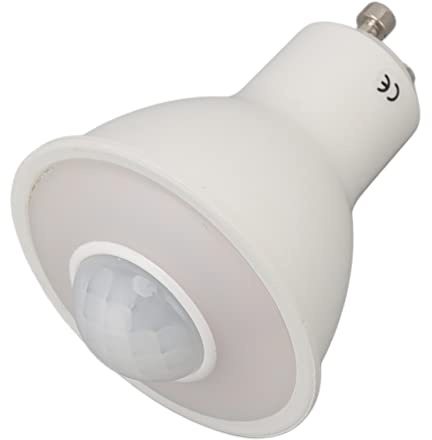 Marhynchus Ampoule GU10, Ampoules à Détecteur de Mouvement, Lumière de sécurité Blanc Chaud pour Plafond, Couloir, Porche, Lumière Chaude 3000K 5W, Industrielle et Scientifique