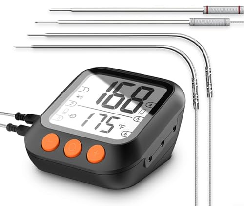 Tuya Smart Grill-Thermometer, digitales Sonden-Fleischthermometer, drahtloses Küchenthermometer zum Kochen, Grillen, Lebensmittelthermometer, App-Steuerung