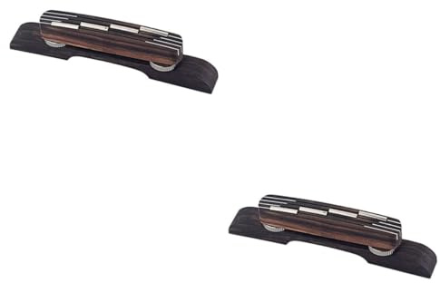 ibasenice Height Adjustable Guitar Bridge for Mandolin Made of Material for Guitar and Bass Tuning for Live Performances and Studio String