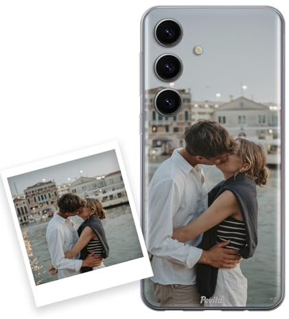Pevita Personalisierte Hülle für Samsung Galaxy S24 5G mit Foto