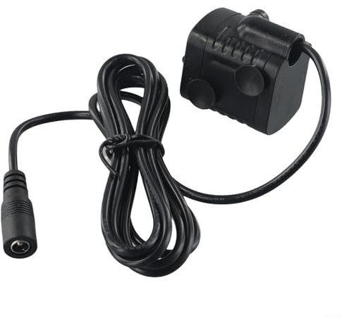 Solar Fountain Pump, DC 12V Mini Solar Fountain Pump Replacement with 1.5m Wire,Powerful and Versatile Submersible Water Pump for Aquariums, Ponds, and Gardens(DC12V)