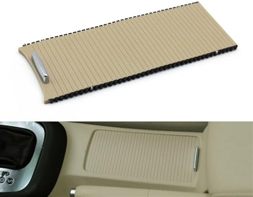 PNBVW Cubierta de la Caja del apoyabrazos Central del automóvil, portavasos, Cortina for V//olkswage//n Golf 6, Sagitar, Scirocco 5KD862531(Beige)