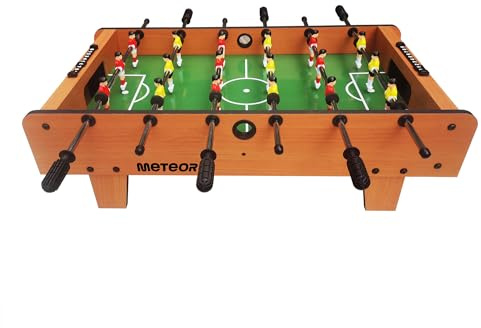 meteor Calcio Balilla - Calciobalilla - Tavoli da Calcetto - per Bambini e Adulti - Tavolo da Gioco per la Casa e Scuola