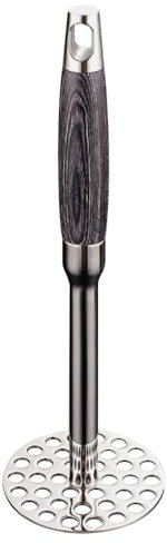 Schiacciapatate Manuale, Pressa per Spaetzle in Acciaio Inox 316 con Manico e Foro per Appendere, Schiaccia Patate Utensile da Cucina per Verdure, Frutta, Carne