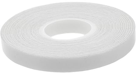 SEWACC Doppelseitiges Wasserlösliches Stoffklebeband 8mm x 10m Temporäres Saumband Aus PVA Für Quilten Nähen Und Selbstgemacht Hautfreundlich Und Rückstandsfrei Entfernbar