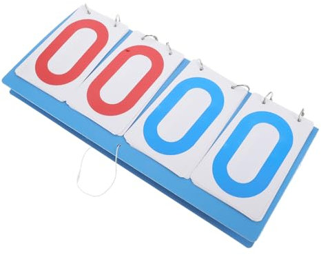 Abaodam Stellige Tragbare Klappanzeigetafel Für Tischsport Basketball Volleyball Tischtennis Pickleball Mit Manueller Punktezählung Aus Leichtem Und Widerstandsfähigem PVC-Material