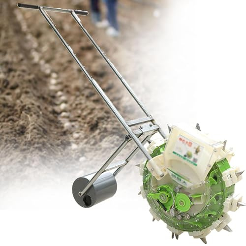 Garden Seeder Planter, Manual Peanut & Corn Planter, Multi-Function Hand-Push Roller Seeder for All Terrains, Ideal for Plains and Greenhouses