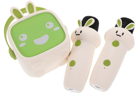 Vaguelly Portable Wireless Speaker for Singing Mini for Boys and Girls Microphone Handheld Karaoke Machine for Home Party
