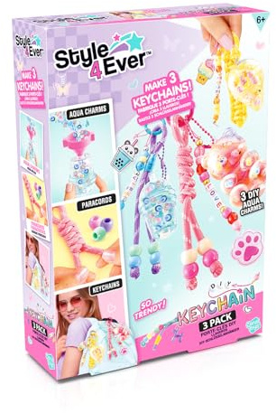 Canal Toys Style 4 Ever – Juego de llaveros DIY – Crea tono set de 3 llaveros únicos ultra elegantes y de moda – Idea de regalo para niños a partir de 6 años – Ocio creativo – OFG 367