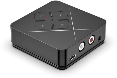 Ultrbeka 2026 Bluetooth 6.0 Receiver for Home Stereo with 3.5mm/RCA, Bluetooth Adapter for Stereo Receiver, Amplifier, Speaker, HiFi