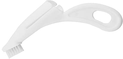 CHICIRIS Hundfingertandborste för Husdjur, Livsmedelsklassat Material, Ergonomisk Design för Munvård och Friska Andetag Hos Hundar och Katter (Vit)