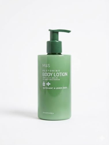 Mārks & Spēncēr | Restoring Body Lotion with Cactus Seed Oil, Watermint & Lemon Basil | Vegan Formula | 250mL