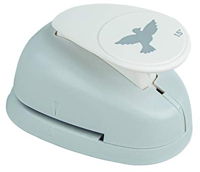 Rayher 89857000 Motivstanzer: Taube, 3,81cm ø, (1 1/2), SB-Blister 1Stück