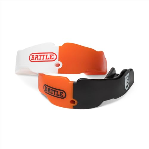 Battle Sports 2-Pack Mouthguard - Maximum Protection and Breathability, Strapless Braces-Friendly - Adult & Youth - Pack of 2