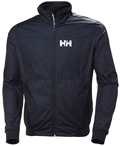 Helly Hansen Herren Crew Windbreaker Jacket Trainingsjacke, Navy, M