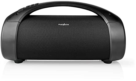 Bluetooth® Party Boombox | 6 hrs | 2.0 | 50 W | Reproducción de medios: AUX/USB | IPX5 | Enlazable | ASA de transporte | Luces de Fiesta | Negro