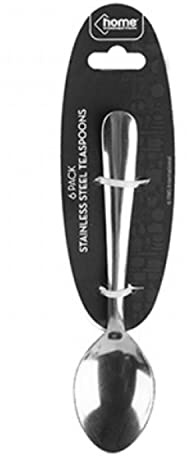 Lizzy 6X Stainless Steel Teaspoons | Tea Spoons Use for Home, Kitchen or Restaurant Everyday Parish Cutlery (6)