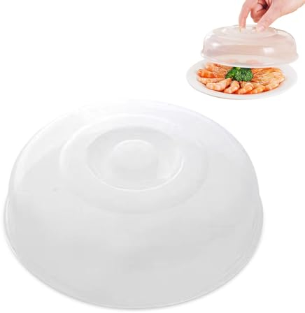 cloche micro onde,Couvercle anti-éclaboussures pour micro-ondes,Couvercle pour Micro Ondes, couvercle anti-éclaboussures pour assiette micro-ondes,couvercle anti-éclaboussures,Cloche Alimentaire(23cm)