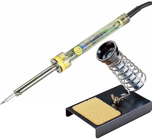 TOOLCRAFT JLS-03 Lötkolben-Set I Bleistiftform I Lötkolben mit Ablage I Temperaturregelung I 230 V I 60 W Lötkolben I 200-450 °C I Elektronik Angebote Lötzubehör