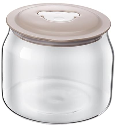 Fenteer Joghurt-Maker-Glas für Joghurt-Maker-Maschine/Joghurt-Maker-Ersatz, Flasche mit Deckel