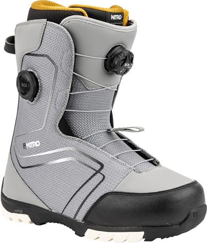 Nitro Sentinel Boa Barco, Botas de Snowboard, Gris, MP 28.5 // EU 43 1/3 // US 10,5