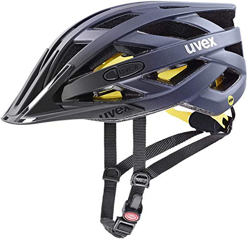 uvex i-vo cc MIPS Fahrradhelm, Midnight-Silver matt, 56-60 cm