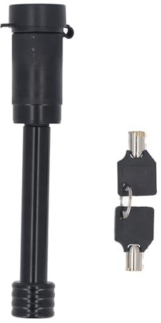 Garosa Lucchetto per Gancio di Traino con Chiavi, Perno Lungo 5/8 Pollici di Diametro 3 1/2 Pollici TYTCS90 per Barche per Camion con Ricevitore 2 Pollici e 2 1/2 Pollici, Adatto