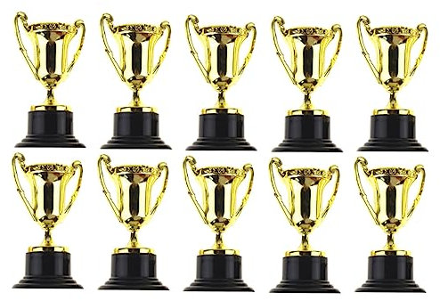 Supvox 20stücke Mini Trophäen Aus Plastik Goldene Becher Preisbecher Für Junge Mädchen Belohnungspreise Kleine Pokale Für Spiele Und Wettbewerbe Spielpreise Für Veranstaltungen Und Geburt