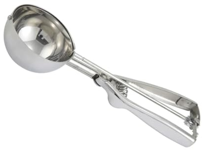 Soro Essentials- 4 oz Stainless Steel Squeeze Disher/Portioner #8- Quick Release Blade Cookie Dough Scoop Cookie Scoops Ice Cream Scooper for Baking Cookie Cupcake Muffin Ice Cream Waffle Melon Baller