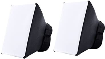 DIYEAH 3stücke Softbox Für Kamera Blitzdiffusor Diffusor Tragbar Flattenable Blitz Softbox Kompatibel Für DSLR Aufsteckblitz Fotografie Zubehör
