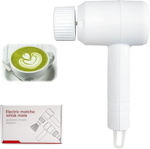 Mousseur à Lait Électrique 3 Vitesses, Fouet Matcha Électrique Portable, Mini Fouet Électrique Matcha pour Café, Latte, Cappuccino, Matcha et Blanc d’Œuf
