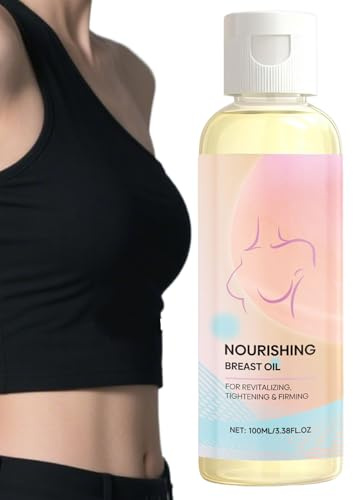 Brust Massage Öl 100ml Natürliches Brustpflegeöl | Duftendes Körperöl für Massage Für nährende entspannende und gesundheitliche Pflege der Brust für Frauen täglich verwendbar