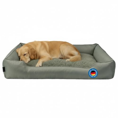 Zedelmaier Hundebett für mittelgroße & Grosse Hunde, 109×74×21cm, Dicker Hundekissen, ergonomisches Hundebetten mit abnehmbarem Bezug, kratzfestes & wasserdichtes Hundekorb, Hundekörbchen waschbar