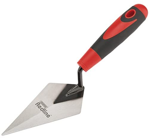 Draper Redline 69121 150 mm Soft Grip Pointing Trowel, Blue