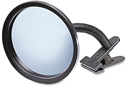 See All ICU7 Personal Safety and Security Clip-On Convex Security Mirror, 7 Diameter (Pack of 1), Black