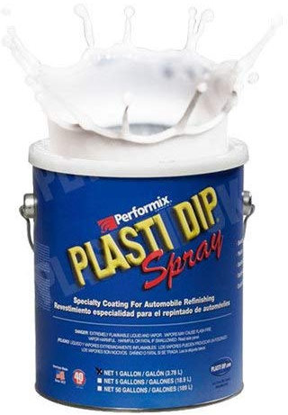 Plasti Dip Spray - 1 Gallon (US) Pre Mixed Sprayable (White)