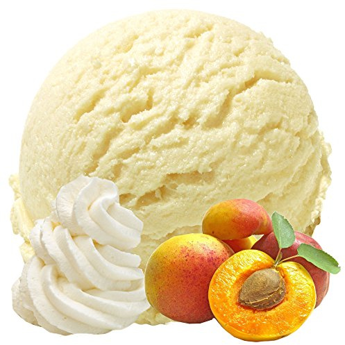 Sahne Pfirsich Geschmack 1 Kg Gino Gelati Eispulver Softeispulver für Ihre Eismaschine
