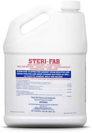 Steri-fab Bed Bug Insecticide 4 Gals Dust Mite Bed Bugs Killer Mattress Spray