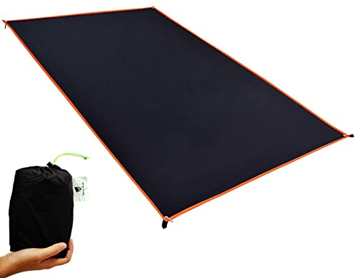 GEERTOP Schutzplane Zeltplanen Zeltunterlage Wasserdicht 3 Personen - 210 x 180 cm (300g) - 20D Ultraleichte wasserdichte Für Zelt Wanderungen Camping Picknick