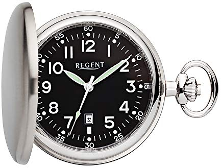 REGENT Taschenuhr analog Quarz P-63