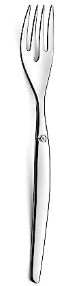 LOU LAGUIOLE Caja 12 Tenedores Mesa Inox Jet de Acero Inox 18/0-2,5mm | Acero, Acero Inox, forma rectangular, acabado brillo, 18/0-2,5mm