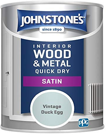Johnstone's Quick Dry Satin - Vintage Duck Egg - 750ml