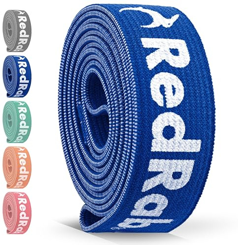 RED RAB Fitnessbänder Stoff - lang - Fitness Band einzeln oder im Set für Widerstandsbänder Krafttraining - reißfeste Resistance Bands, Klimmzug Bänder, Gymnastikband, Pull Up Band, Trainingsbänder