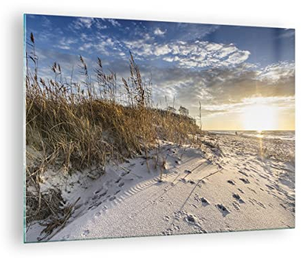 Bilder auf Glas 70x50cm Wandbild Glasdruck Landschaften Maritim - 4781