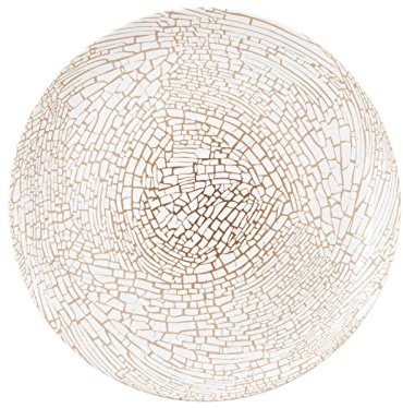 [W0526] Liberty Speiseteller rund 27,5 cm rund Krakelee bronze | ück)