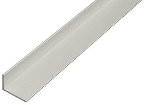Alberts 470890 Cornière | Aluminium, anodisé couleur argent | 1000 x 25 x 15 mm