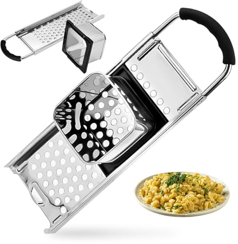 Spaetzle Maker Macchina per la pasta in acciaio inox con manico ergonomico lavabile antiruggine per la pasta della cucina domestica strumento di cottura