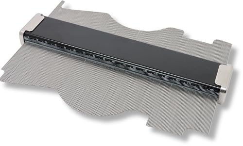 FAMEX 12580 Jauge de contour japonaise B 300 mm, Shinwa 44600, fabriquée au Japon, jauge de copie, jauge de mesure